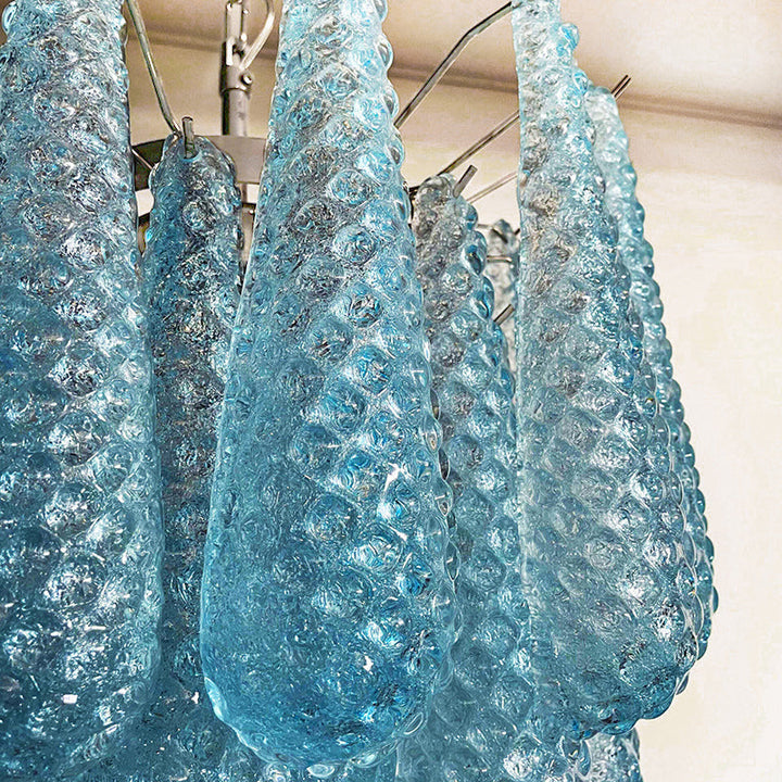 Inset Lustre Goutte Murano Métal Verre Premium - Neutralighting