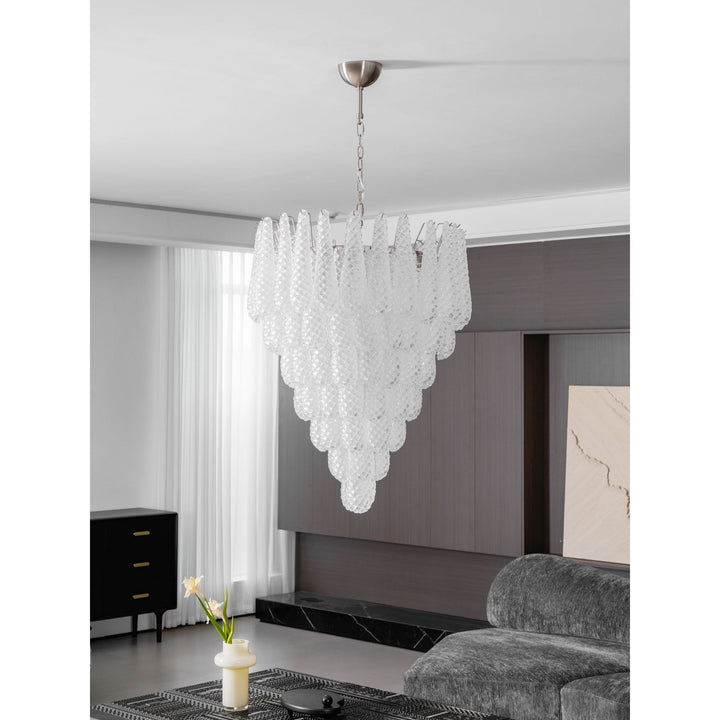 Inset Lustre Goutte Murano Métal Verre Premium - Neutralighting