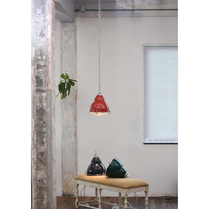 Dunlop Suspension Métal Rouge Moderne - Neutralighting