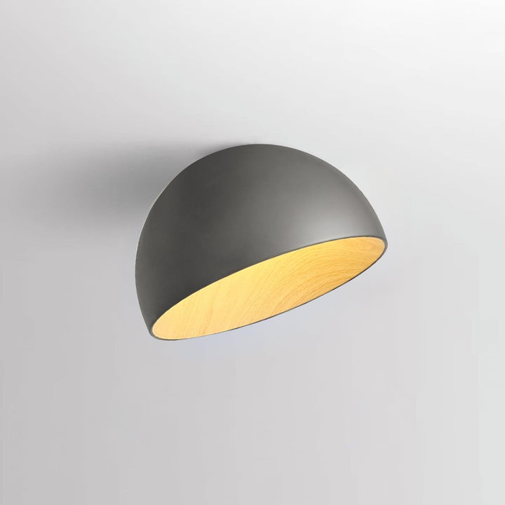 Lampe de Plafond Dôme en Bois Intérieur Chaleureux Moderne Minimaliste - Neutralighting