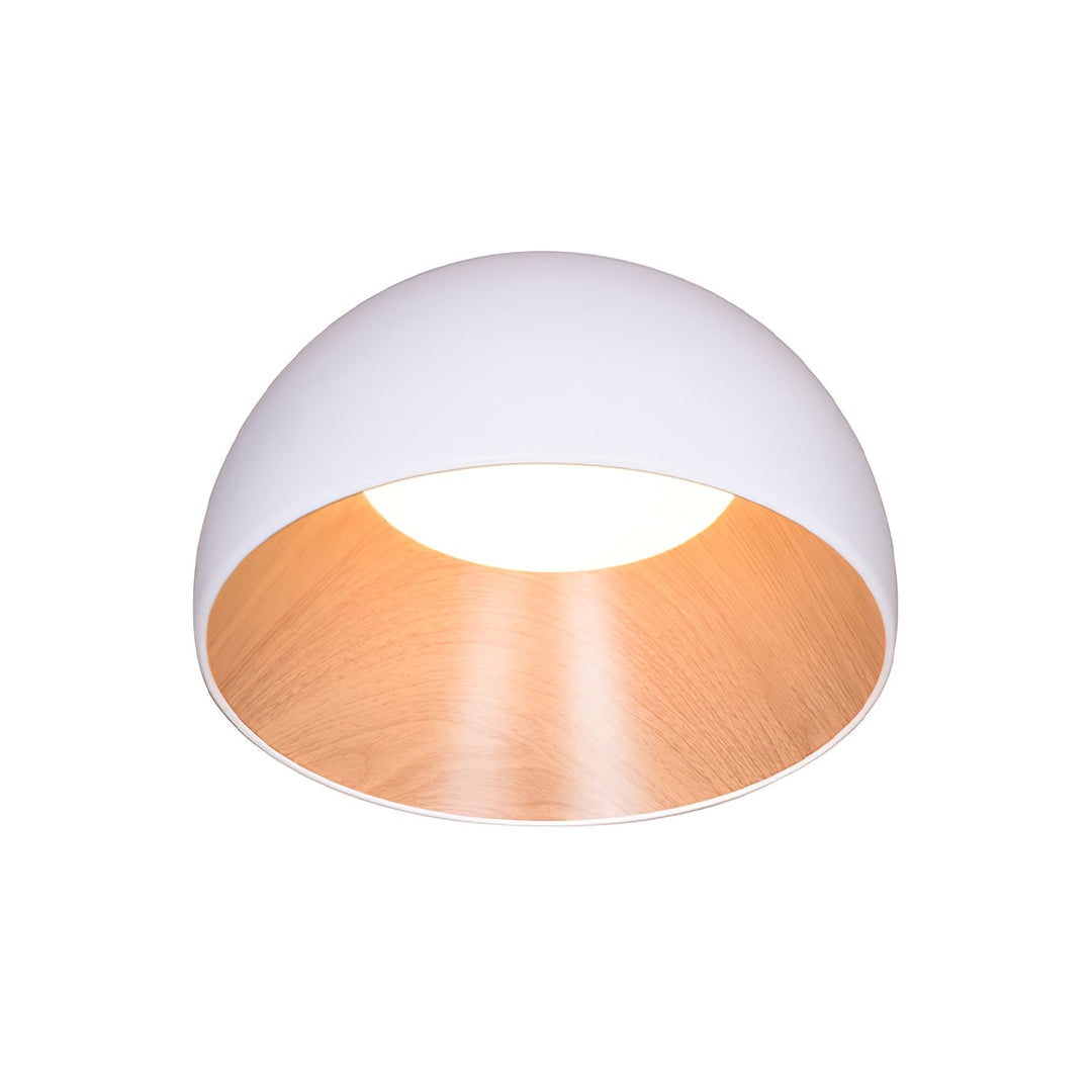 Solara Plafonnier Dôme Bois Minimaliste - Neutralighting