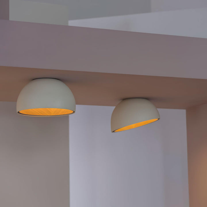 Lampe de Plafond Dôme en Bois Intérieur Chaleureux Moderne Minimaliste - Neutralighting