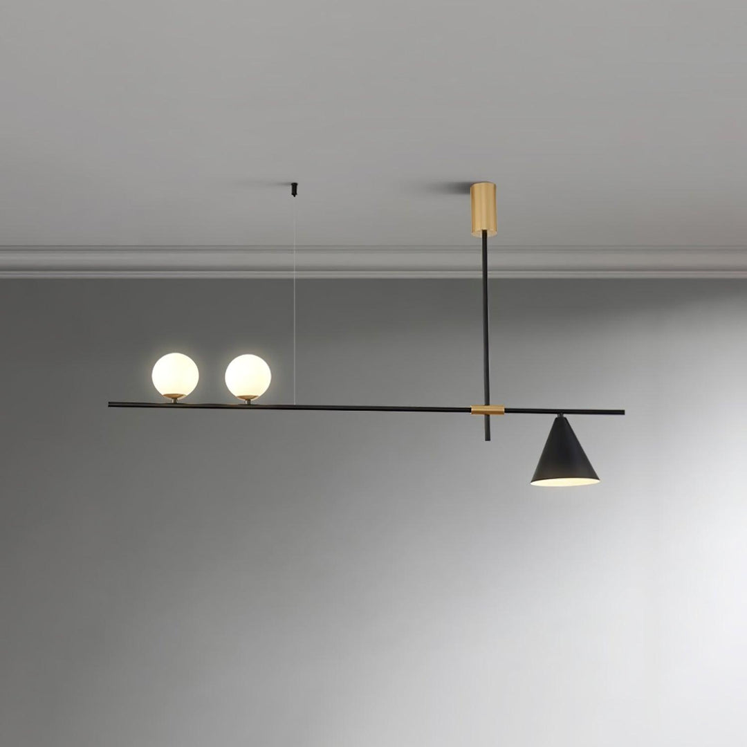 Lumora Suspension Dorée Contemporaine - Neutralighting