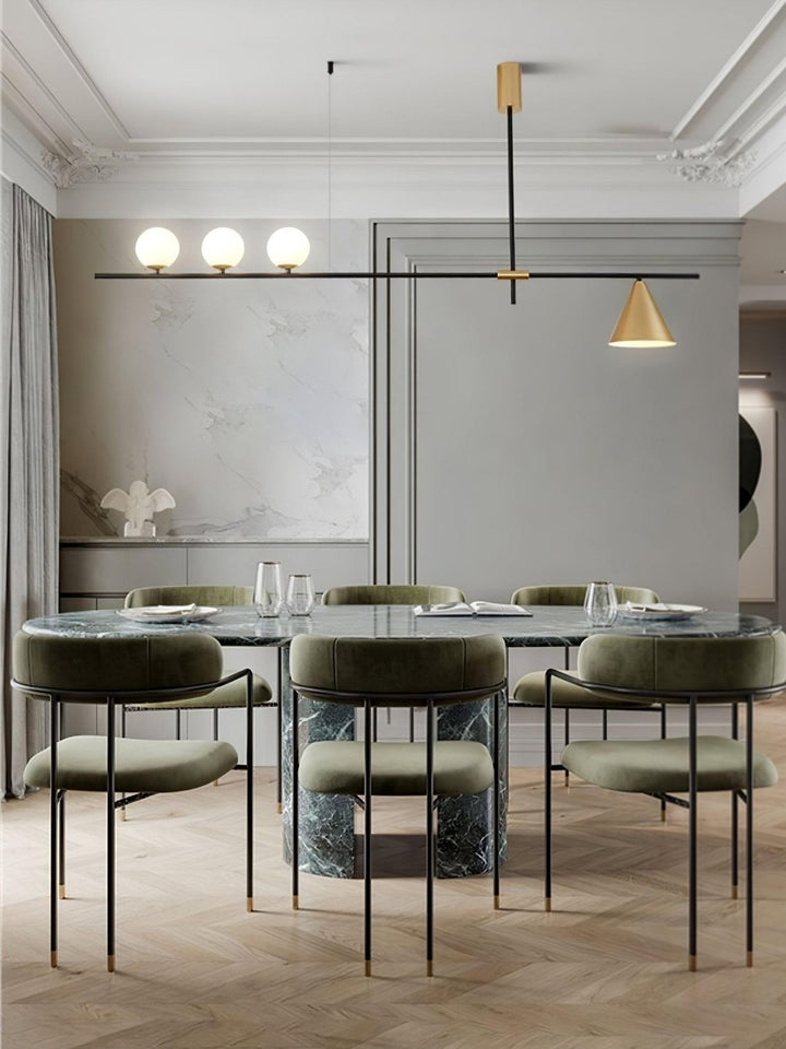 Lumora Suspension Dorée Contemporaine - Neutralighting