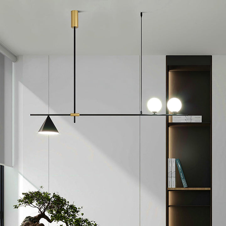 Lumora Suspension Dorée Contemporaine - Neutralighting