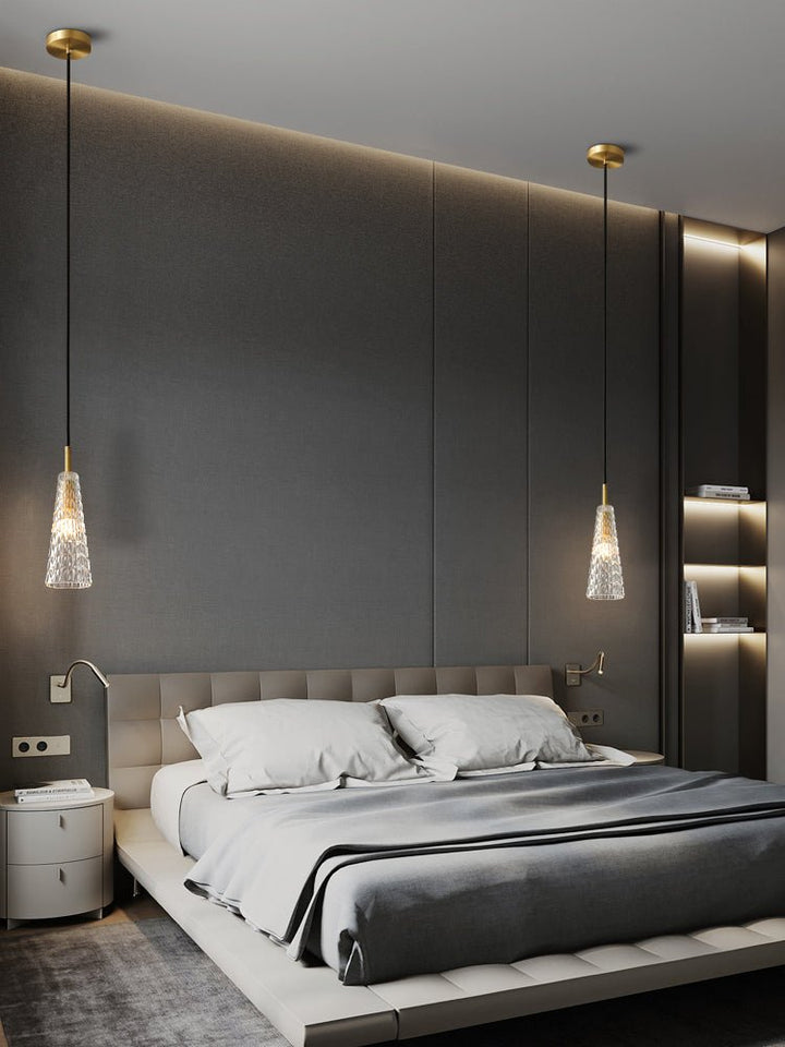 Lustra Lampe Pendante Abat-jour Transparent Cristal - Neutralighting