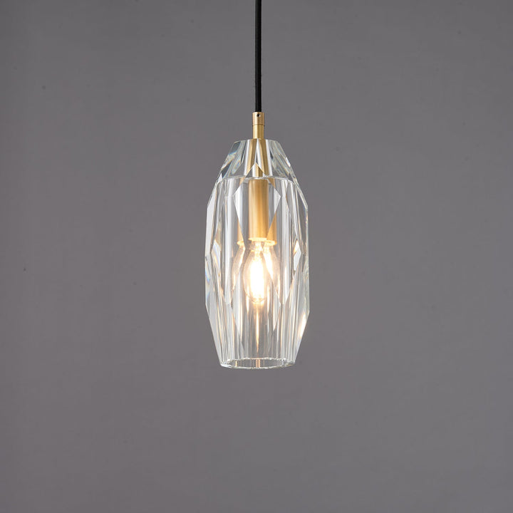 Lustra Lampe Pendante Abat-jour Transparent Cristal - Neutralighting