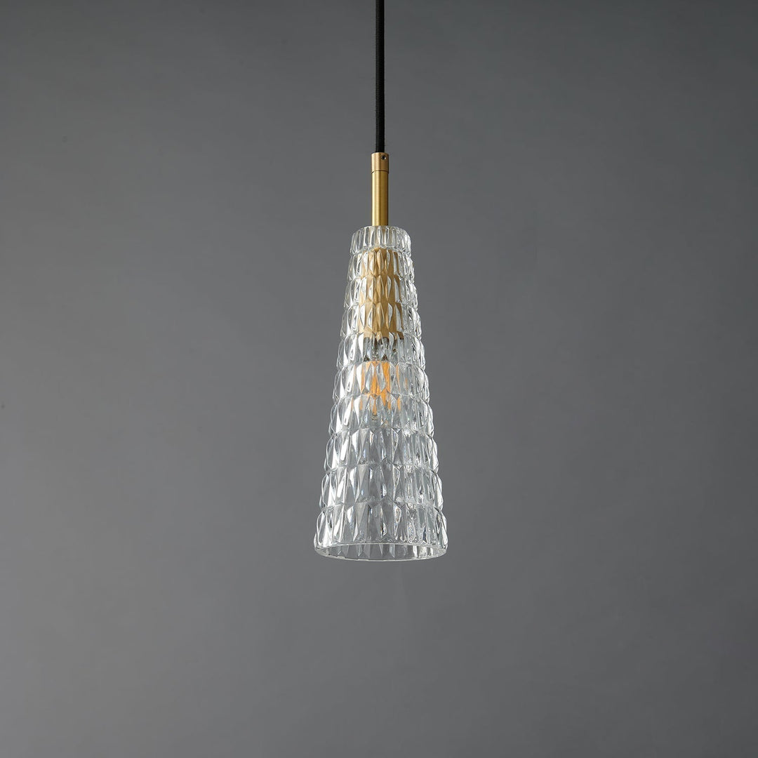 Lustra Lampe Pendante Abat-jour Transparent Cristal - Neutralighting