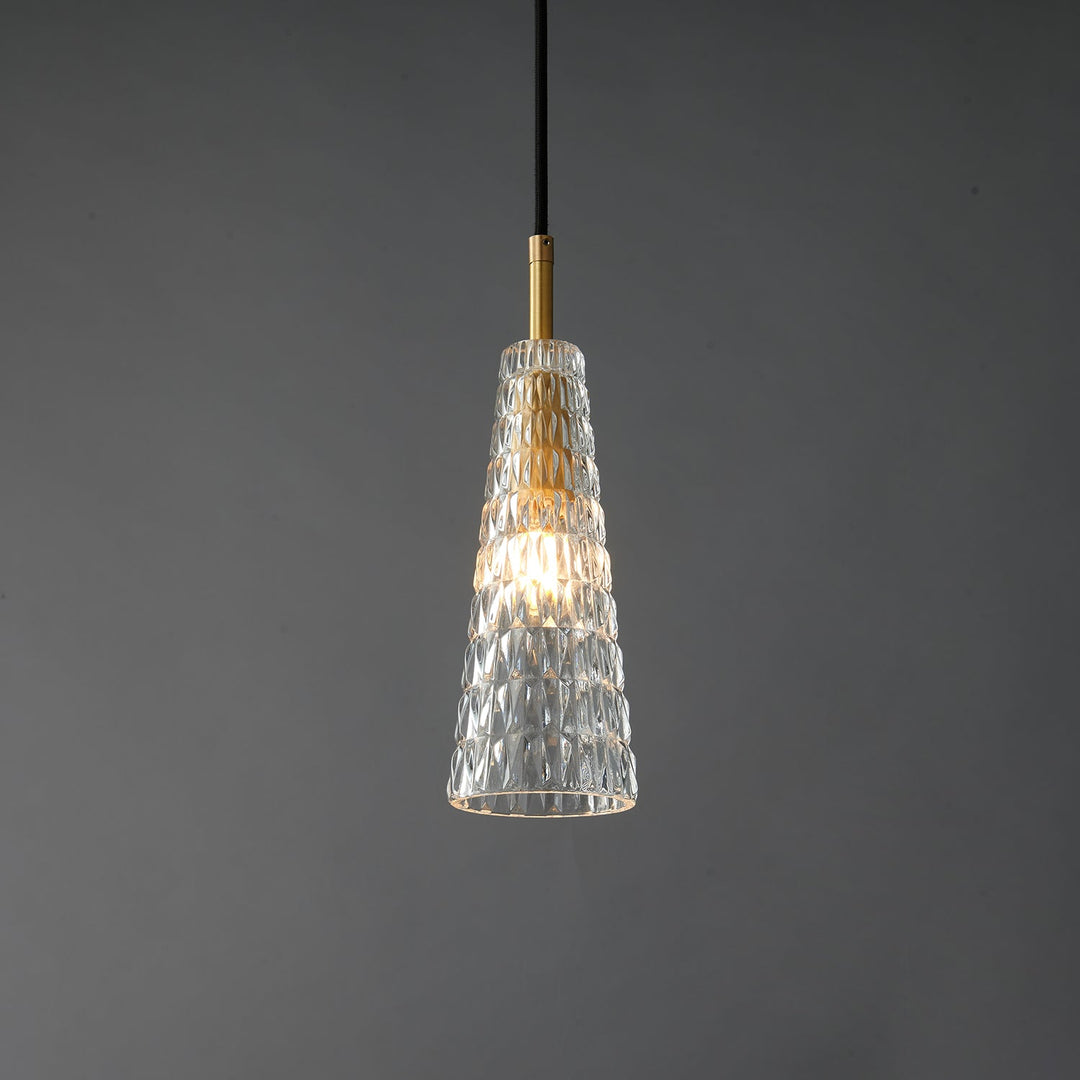 Lustra Lampe Pendante Abat-jour Transparent Cristal - Neutralighting