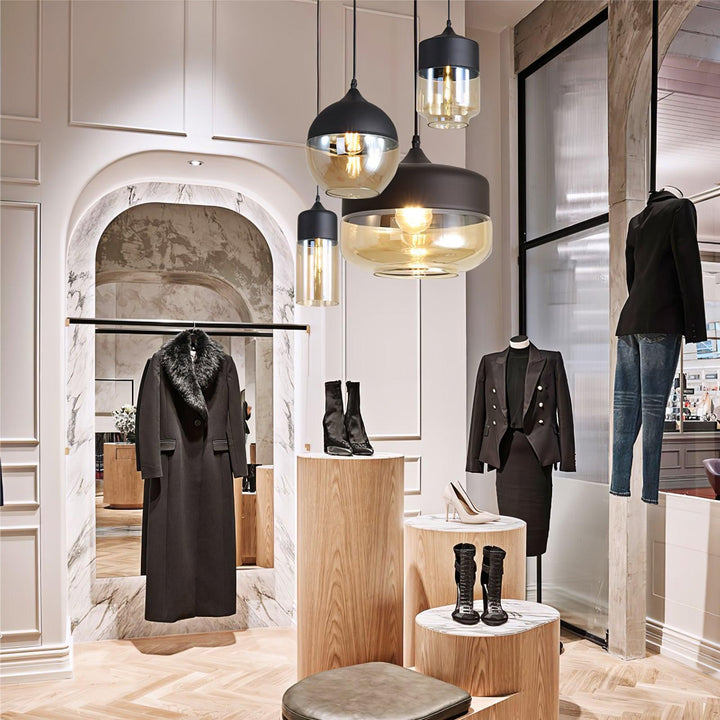 Aura Lampe Pendante Industrielle en Verre - Neutralighting