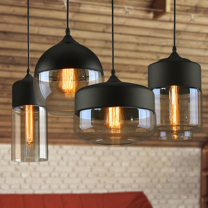 Aura Lampe Pendante Industrielle en Verre - Neutralighting