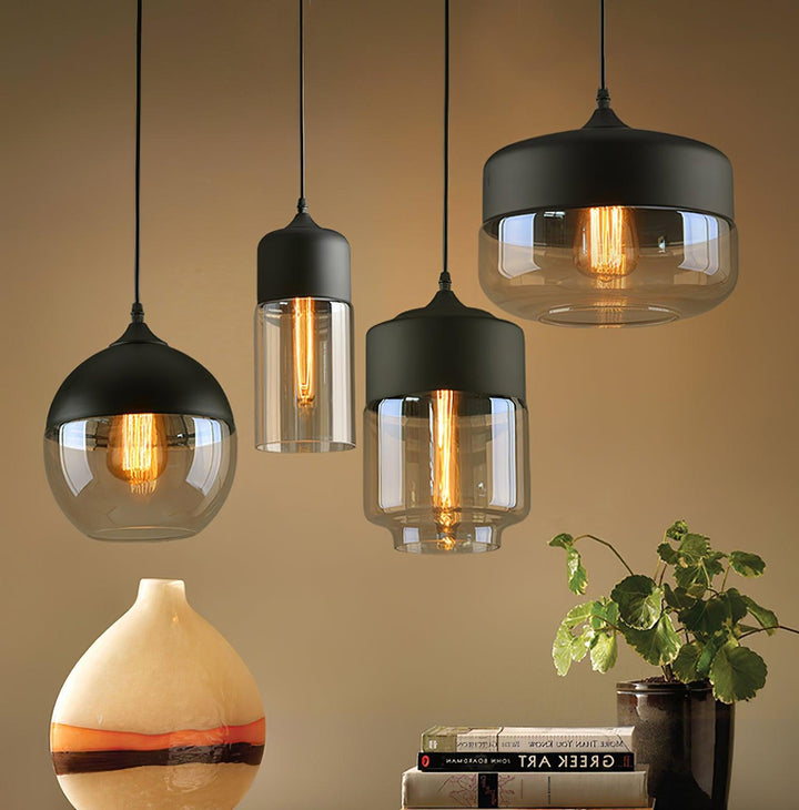Aura Lampe Pendante Industrielle en Verre - Neutralighting