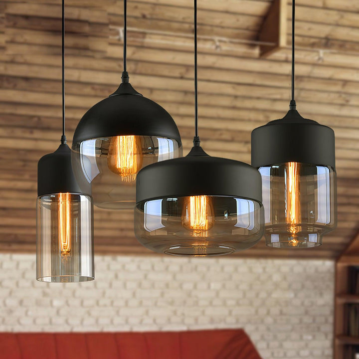 Aura Lampe Pendante Industrielle en Verre - Neutralighting