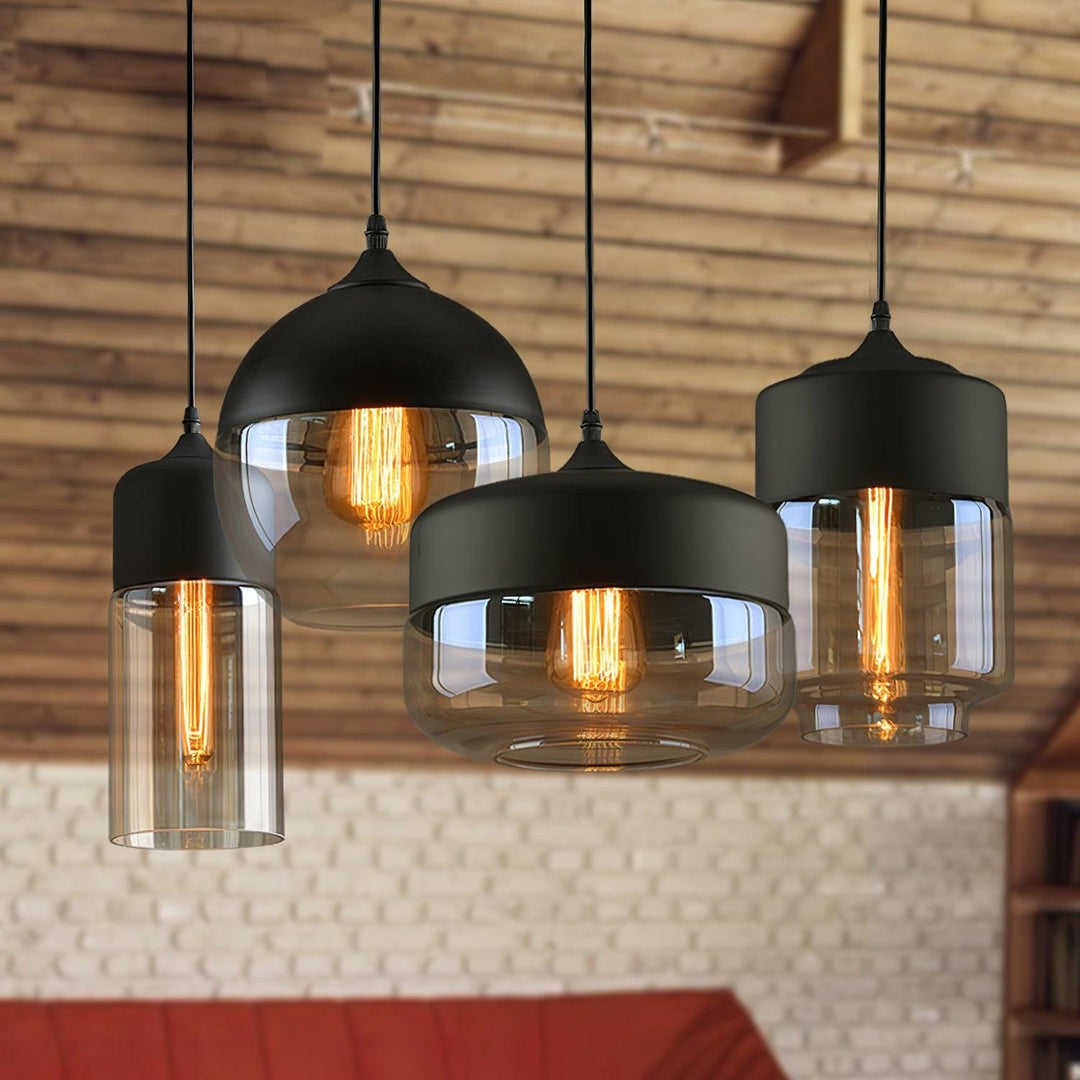 Aura Lampe Pendante Industrielle en Verre - Neutralighting