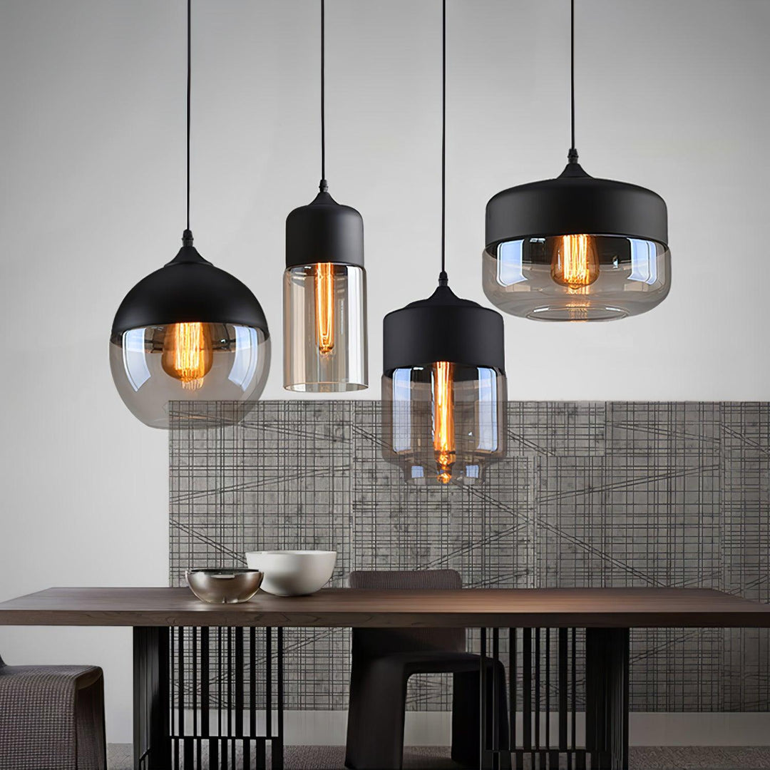 Aura Lampe Pendante Industrielle en Verre - Neutralighting