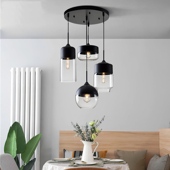 Aura Lampe Pendante Industrielle en Verre - Neutralighting