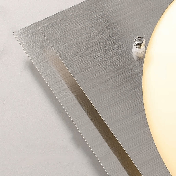 Astrain Plafonnier en Verre et Acier - Neutralighting