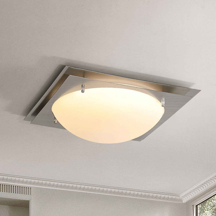 Astrain Verre 47cm Blanc LED