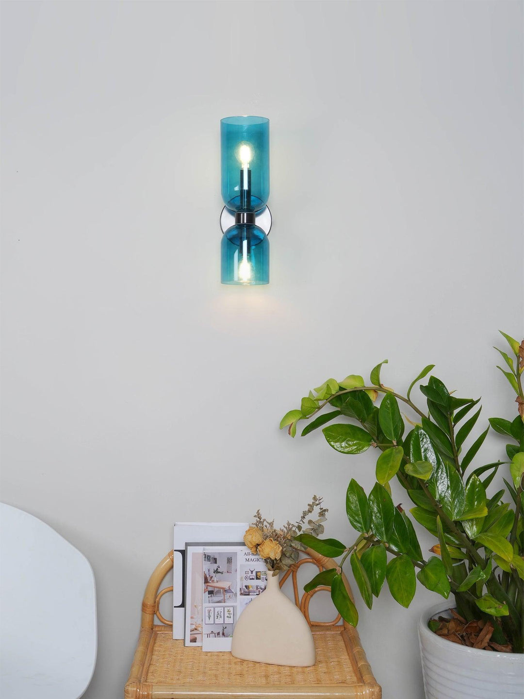 Lylaearis Nordic Art Plug-In Glass Wall Lamp - Neutralighting