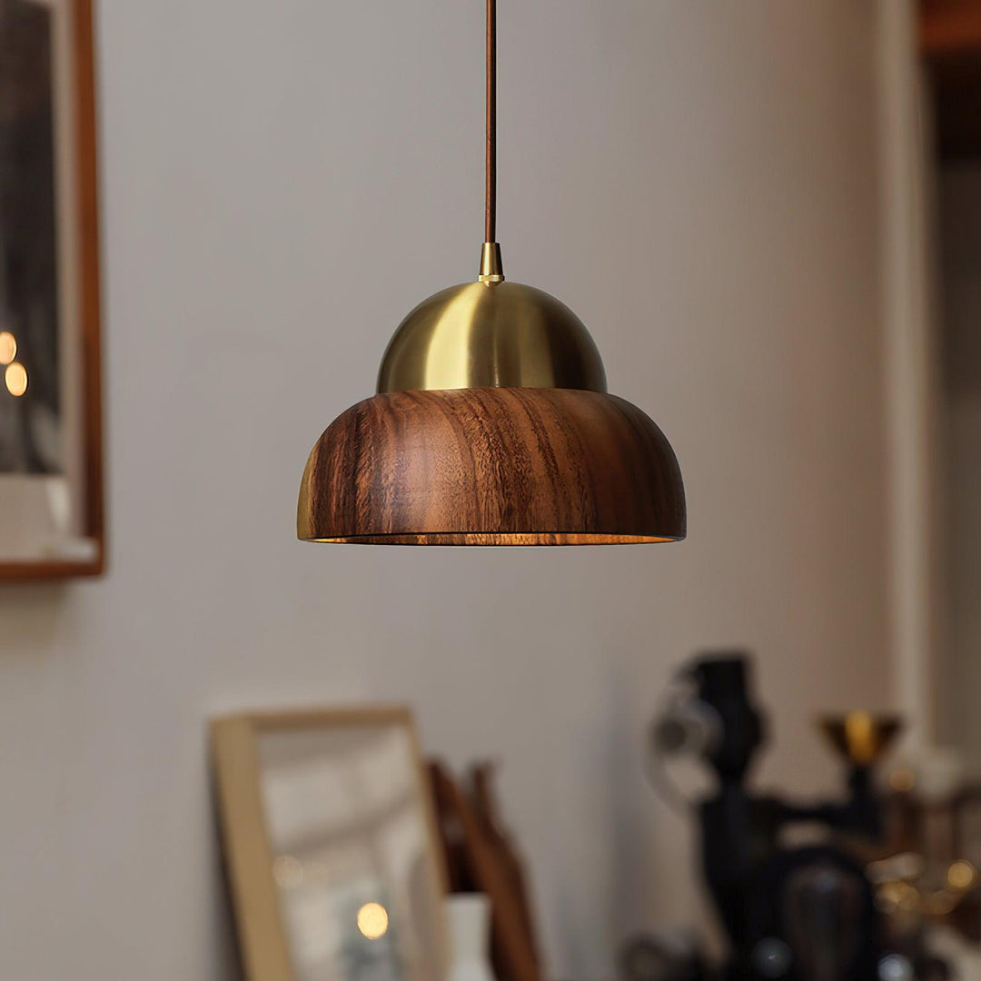 Bronze Lampe Pendante en Laiton Rustique - Neutralighting