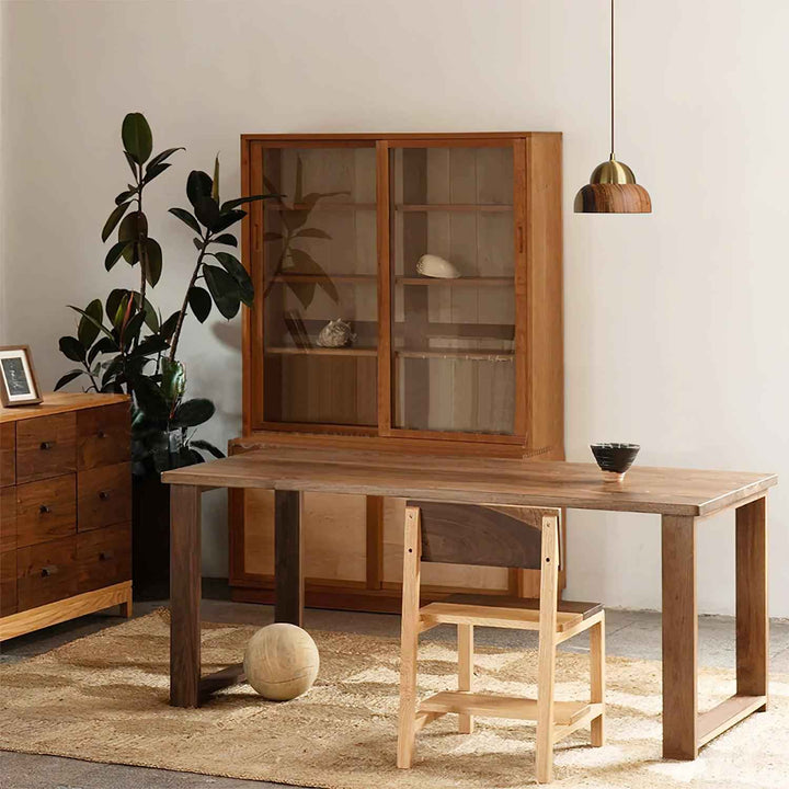 Lampe Bronze en Bois – Design Contemporain