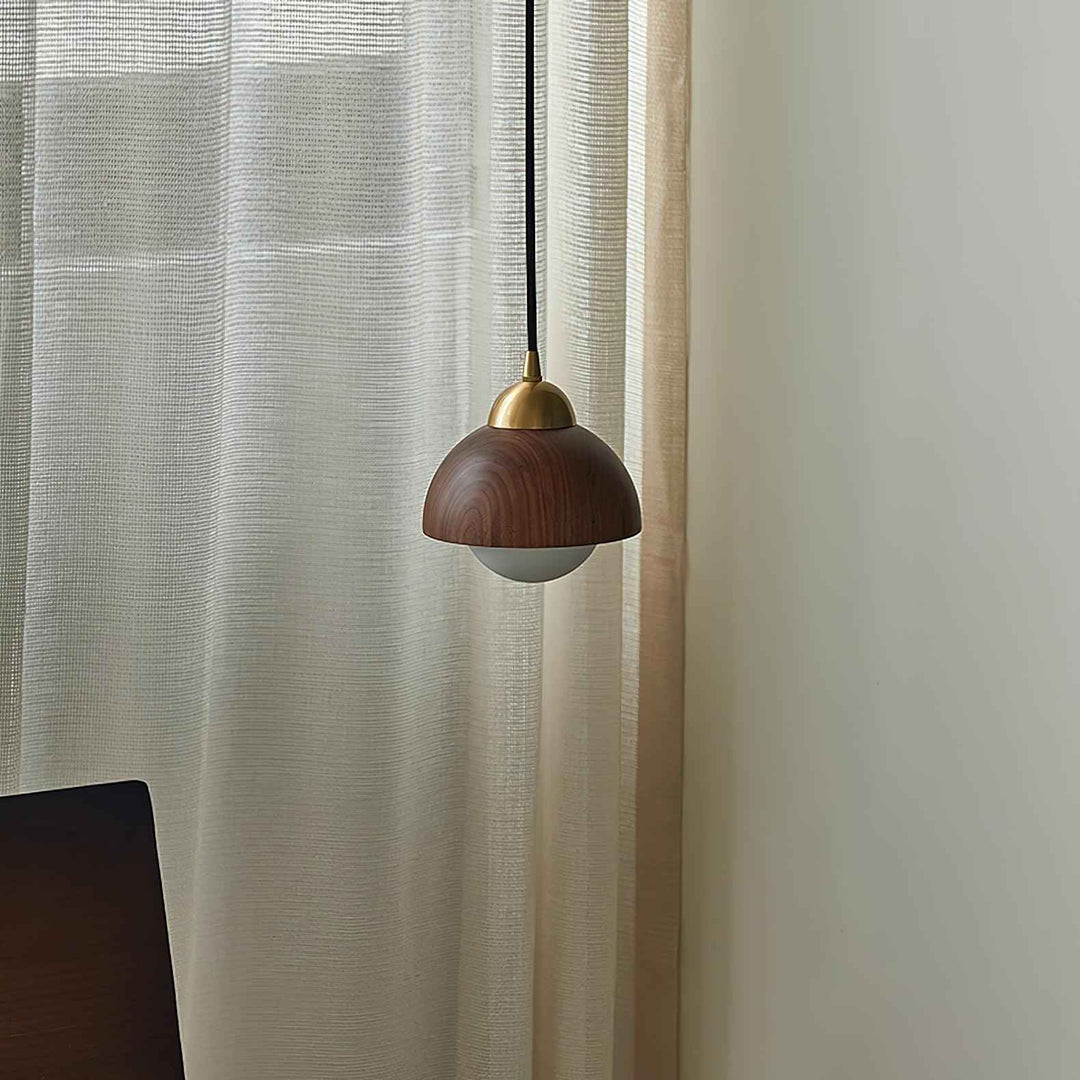 Lampe Bronze en Bois – Design Contemporain