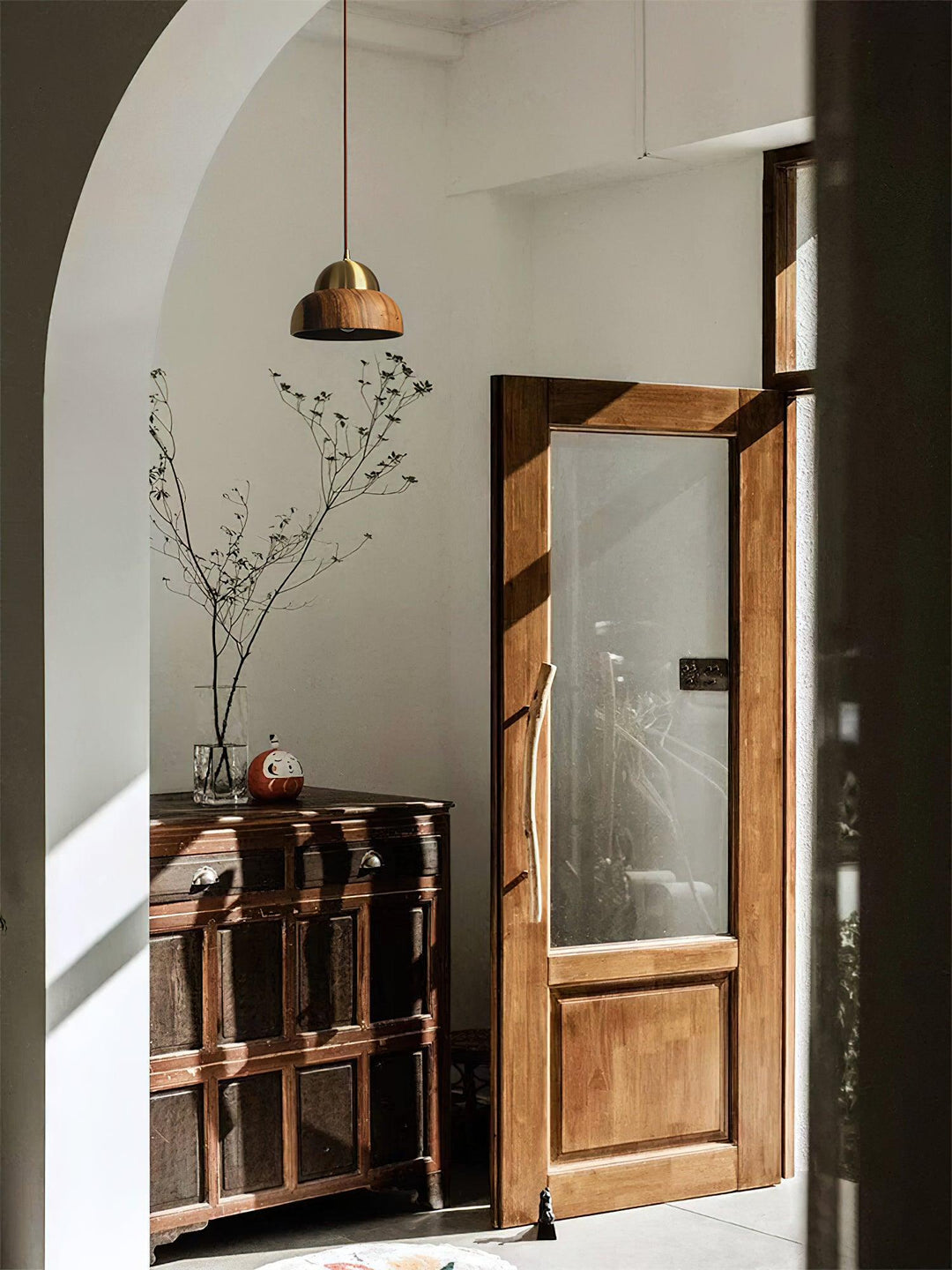 Bronze Lampe Pendante en Laiton Rustique - Neutralighting