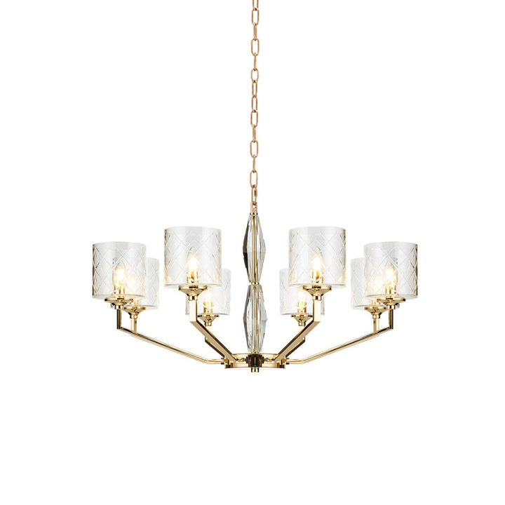 Dew Lustre Laiton Verre Luxe Postmoderne - Neutralighting