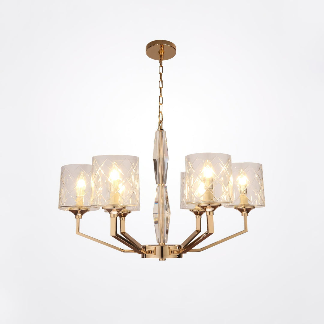 Dew Lustre Laiton Verre Luxe Postmoderne - Neutralighting