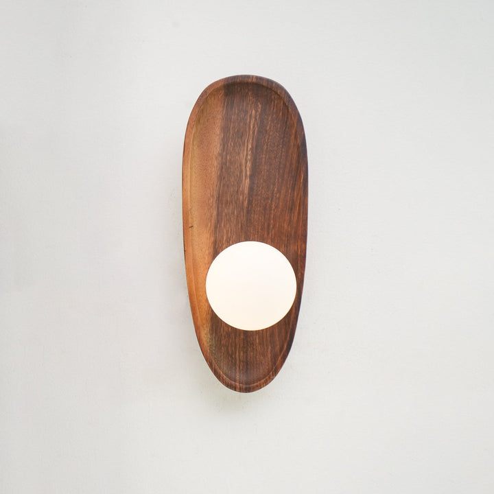 Keith Applique Murale Moderne Minimaliste en Bois et Verre - Neutralighting