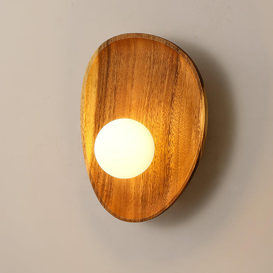 Keith Applique Murale Moderne Minimaliste en Bois et Verre - Neutralighting
