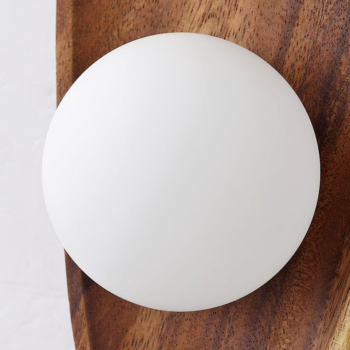 Keith Applique Murale Moderne Minimaliste en Bois et Verre - Neutralighting