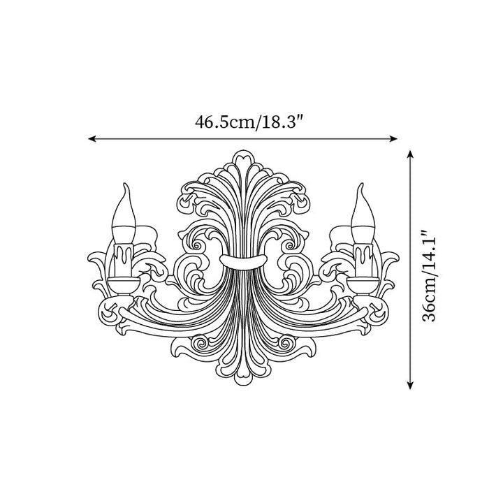 Virelli Applique Murale Sculpturale Bras en Plâtre en Forme de Bougie Éclairage Ascendant Élégant - Neutralighting