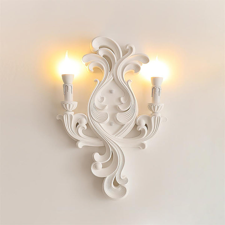 Virelli Applique Murale Sculpturale Bras en Plâtre en Forme de Bougie Éclairage Ascendant Élégant - Neutralighting