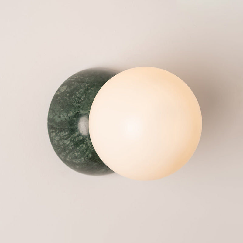 Fable Applique Murale Marbre Verre Moderne - Neutralighting
