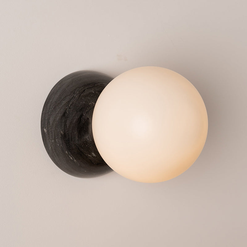 Fable Applique Murale Marbre Verre Moderne - Neutralighting
