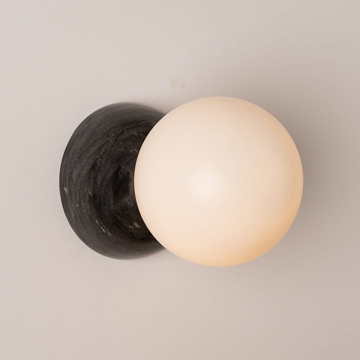 Fable Applique Murale Marbre Verre Moderne - Neutralighting