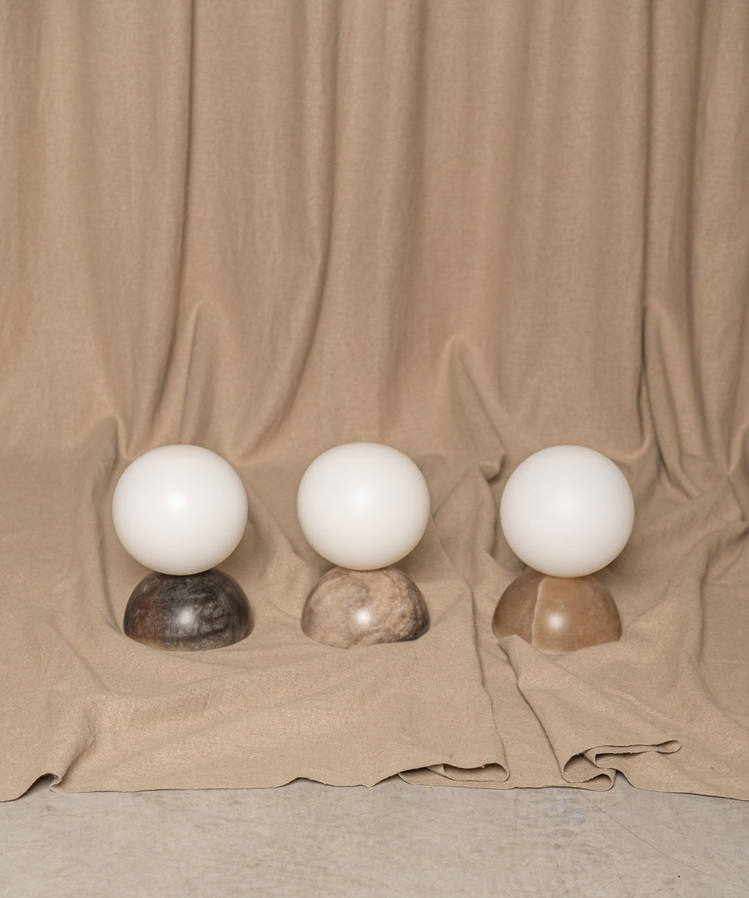 Fable Applique Murale Marbre Verre Moderne - Neutralighting