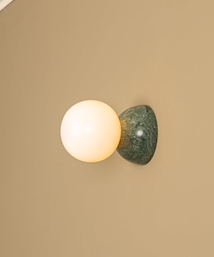 Fable Applique Murale Marbre Verre Moderne - Neutralighting