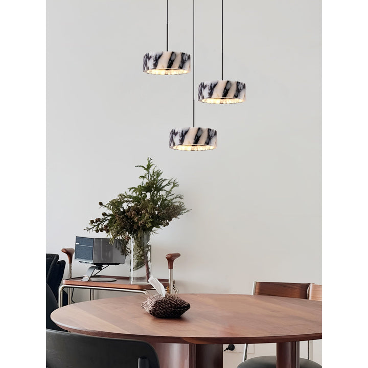Glide Suspension Marbre Métal Moderne - Neutralighting
