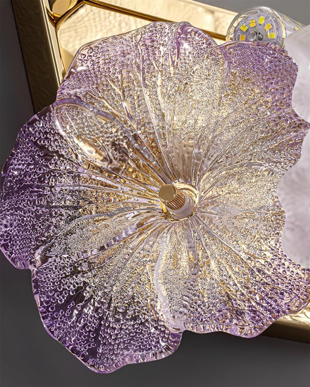 Elaria Applique Murale Accent Pétale en Verre - Neutralighting