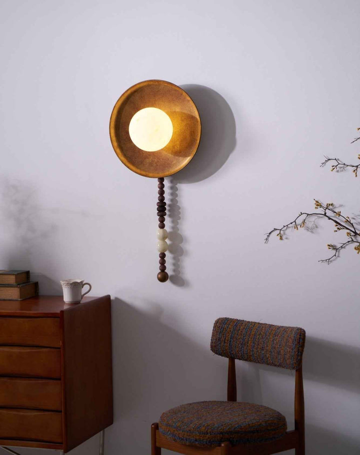 Lampe Olive en Verre – Design Contemporain