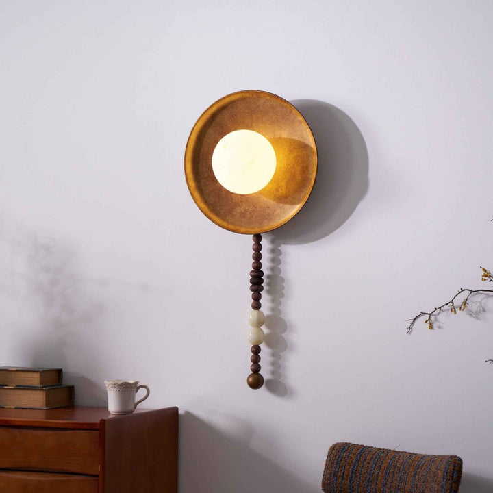 Lampe Olive en Verre – Design Contemporain