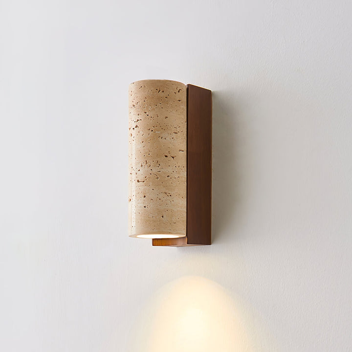 Nula Applique Murale en Travertin Naturel - Neutralighting