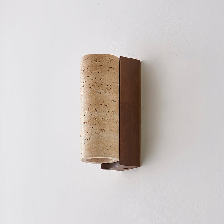 Nula Applique Murale en Travertin Naturel - Neutralighting