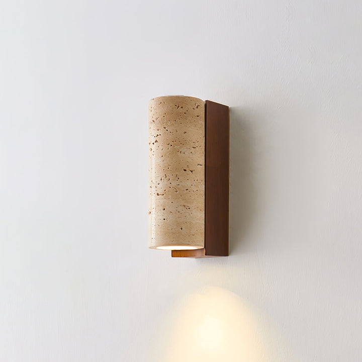 Nula Applique Murale en Travertin Naturel - Neutralighting