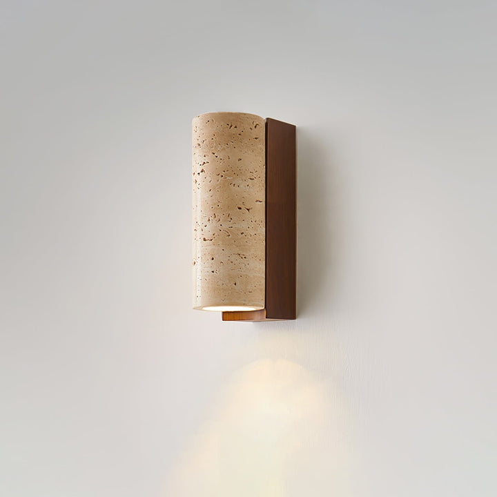 Nula Applique Murale en Travertin Naturel - Neutralighting