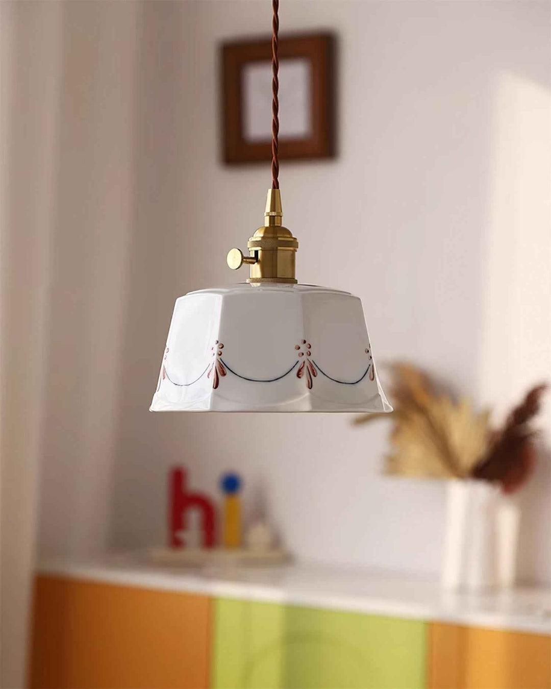 Lampe Eliana en Laiton – Design Contemporain