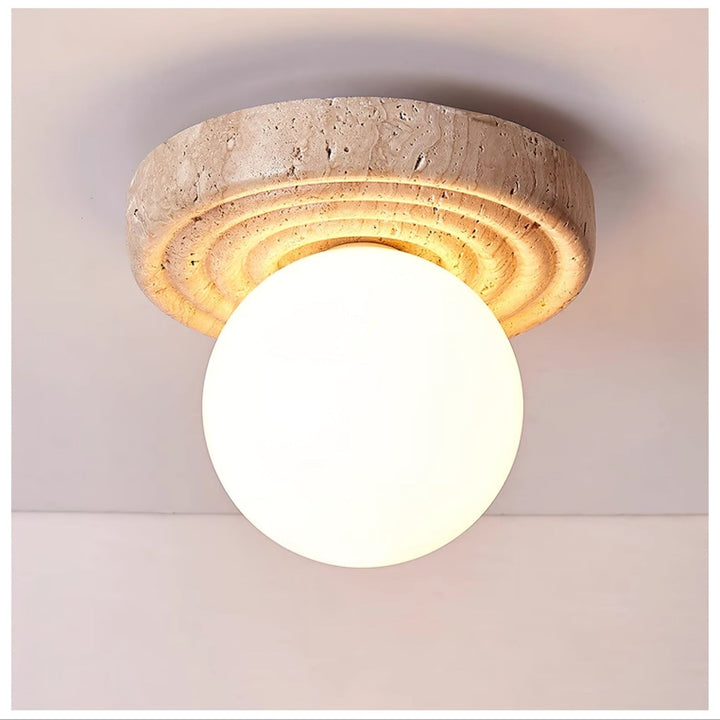 Carmen Travertin Plafonnier - Neutralighting