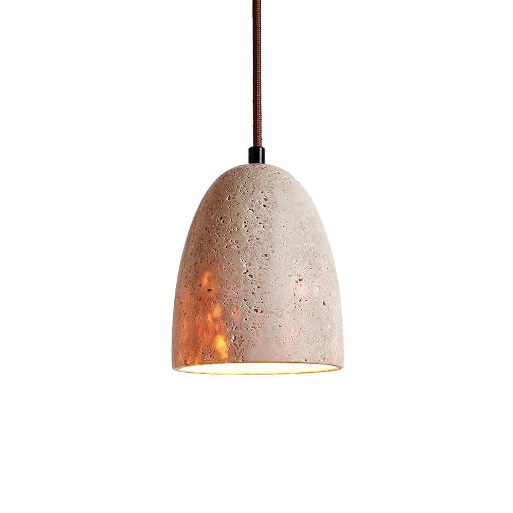 Evtheira Suspension Conique en Travertin - Neutralighting